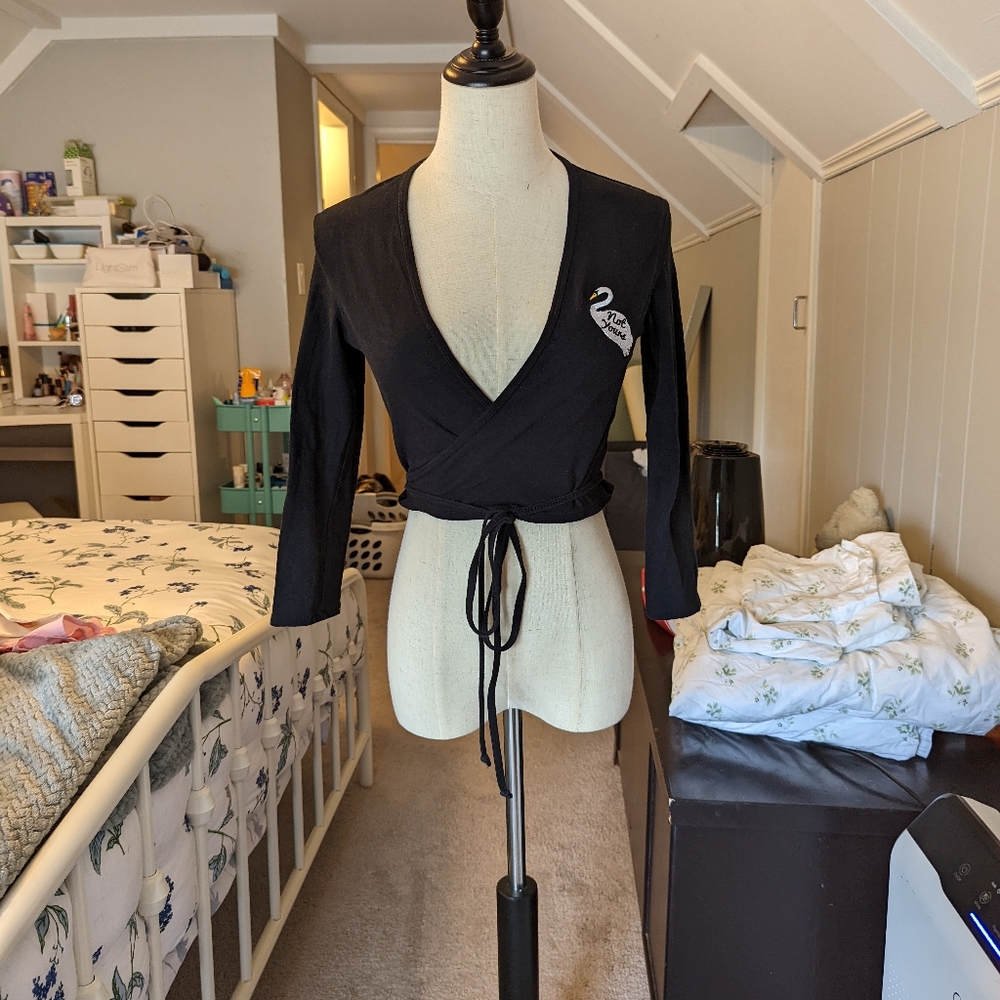 Valfre Not Yours Ballerina Wrap Shirt Size M
